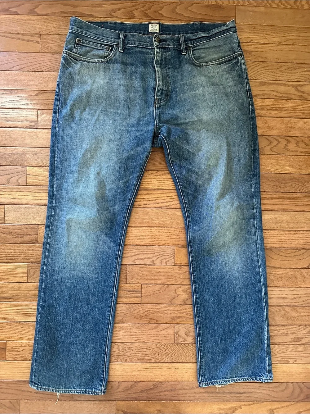 👖J. CREW men’s jeans vintage slim size 28 waist 32 long 38x32 denim